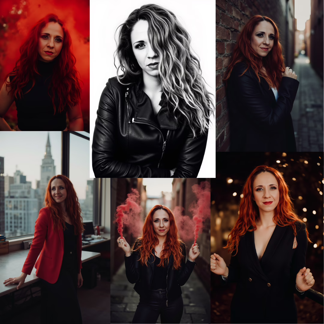 Archetype Twin AI photoshoot cinematic brand photography