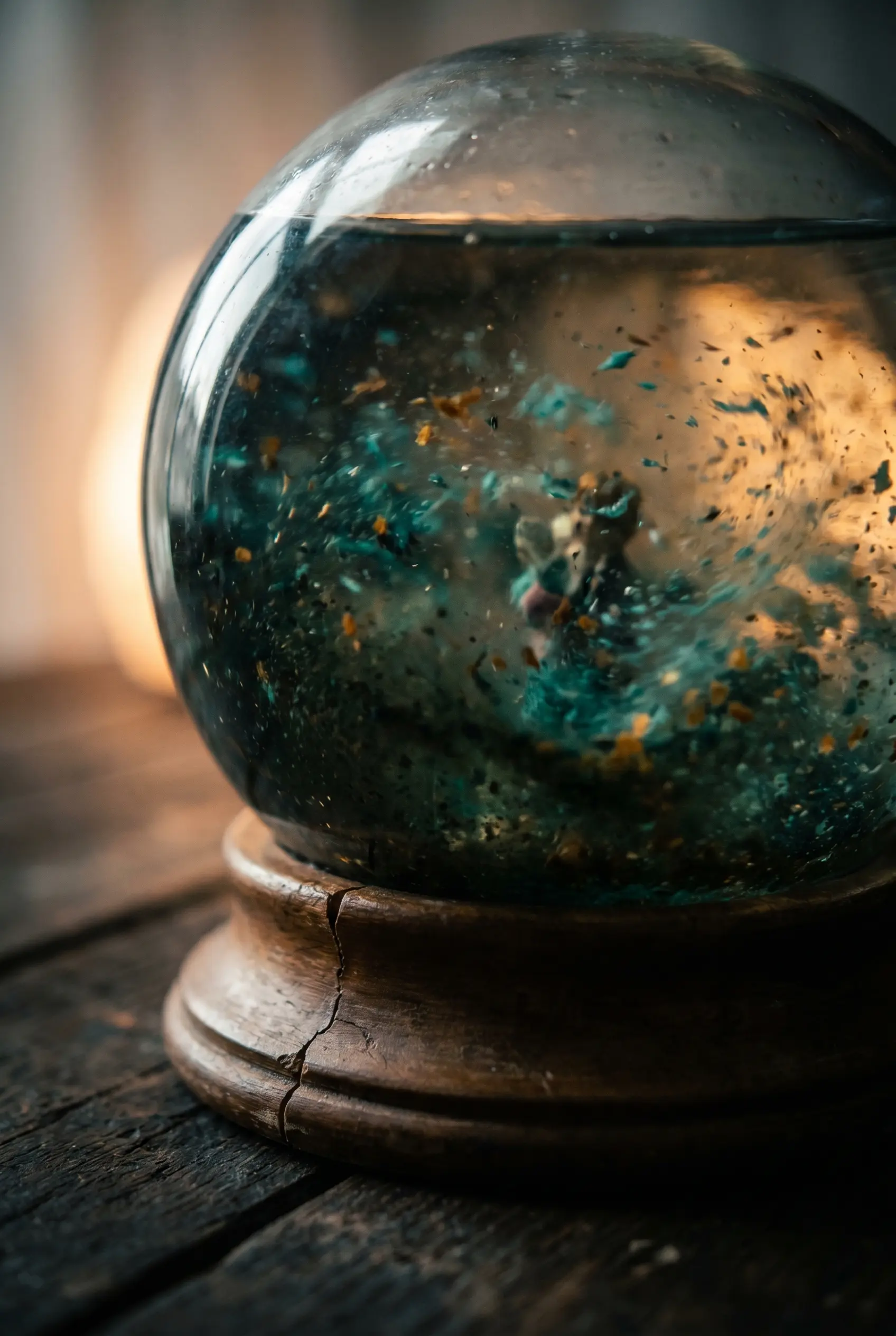 The snow globe metaphor for the Human Design projection field — when someone outside your inner circle projects on you, they shake your entire world