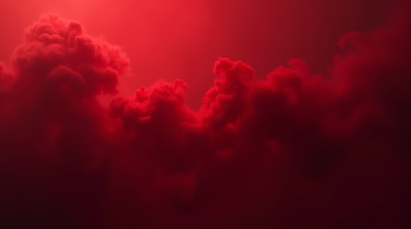 AI brand photoshoot cinematic editorial visual with red accent